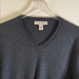 Pronto Uomo V-neck “Cotton Cashmere” sweater